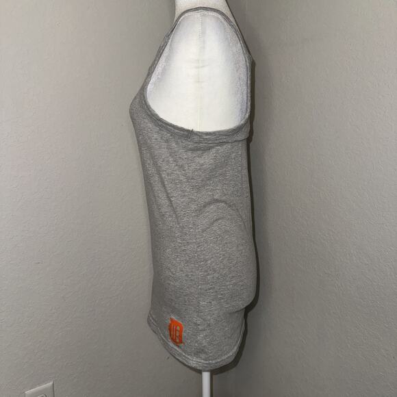 G-III Apparel Detroit Tigers Tank Top Women Large Gray Cotton Stretch Sleeveless - Picture 3 of 10